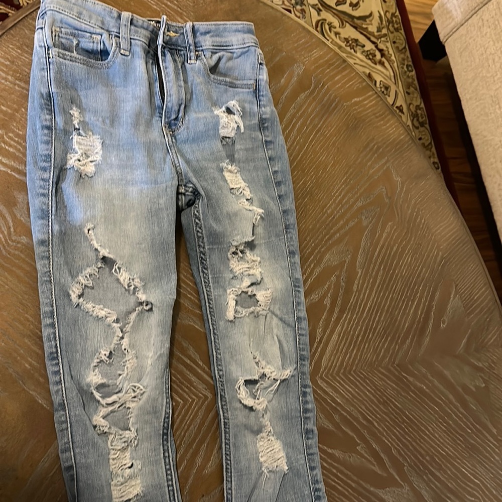 Hollister distress Jeans size 0